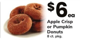 ACME Apple crisp or pumpkin donuts offer