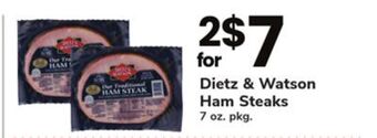 ACME Dietz & watson ham steaks offer