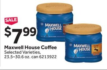 Stop&Shop Maxwell house coffee offer