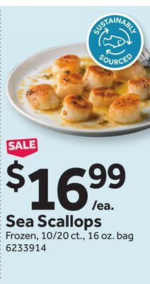 Stop&Shop Sea scallops offer