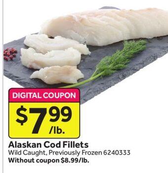 Stop&Shop Alaskan cod fillets offer