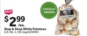 Stop&Shop Stop & shop white potatoes offer