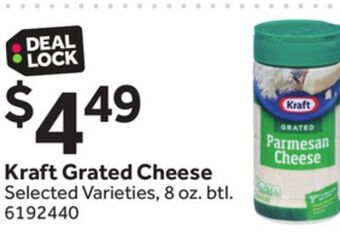 Stop&Shop Kraft grated cheese offer