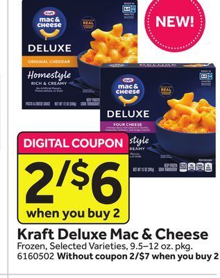 Stop&Shop Kraft deluxe mac & cheese offer