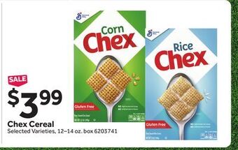 Stop&Shop General mills chex cereal offer