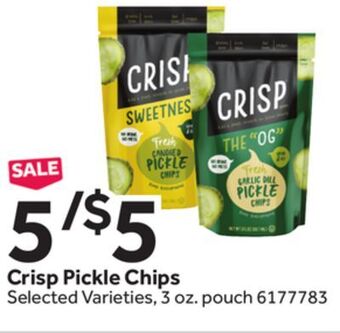 Stop&Shop Crisp pickle chips offer