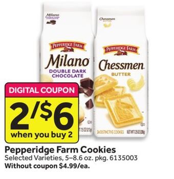 Stop&Shop Pepperidge farm cookies offer