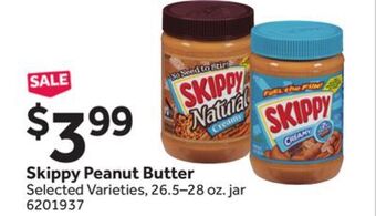 Stop&Shop Skippy peanut butter offer