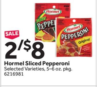 Stop&Shop Hormel sliced pepperoni offer