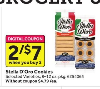 Stop&Shop Stella d'oro cookies offer