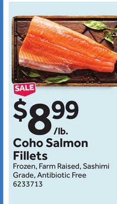 Stop&Shop Coho salmon fillets offer