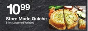 The Fresh Grocer Store made quiche offer