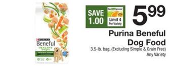 The Fresh Grocer Beneful dog food offer