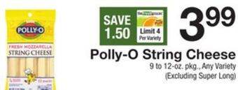 The Fresh Grocer String cheese offer