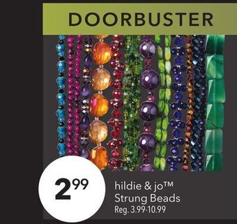 JOANN Hildie & jo strung beads offer