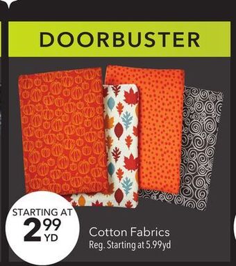 JOANN Cotton fabrics offer