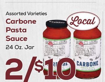 DeCicco & Sons Carbone pasta sauce offer