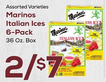 DeCicco & Sons Marinos italian ices 6-pack offer