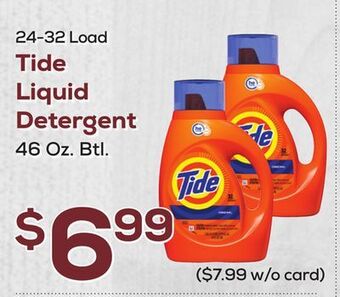 DeCicco & Sons Tide liquid detergent offer