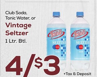 DeCicco & Sons Vintage seltzer offer