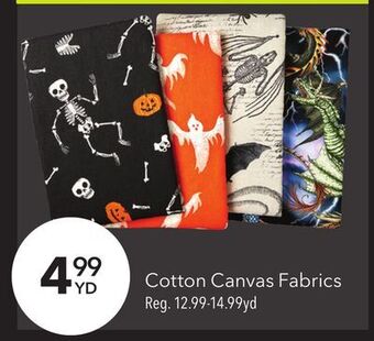 JOANN Cotton canvas fabrics offer
