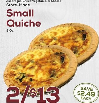DeCicco & Sons Small quiche offer