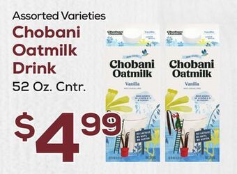 DeCicco & Sons Chobani oatmilk drink offer