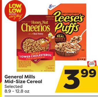 Weis Markets General mills mid-size cereal offer