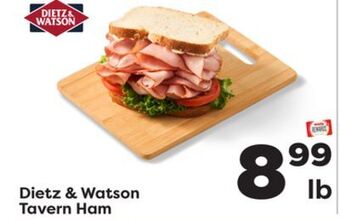 Weis Markets Dietz & watson tavern ham offer
