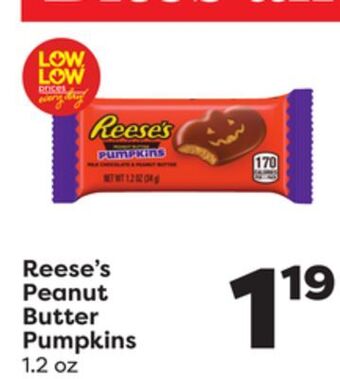 Weis Markets Reese's peanut butter pumpkins offer