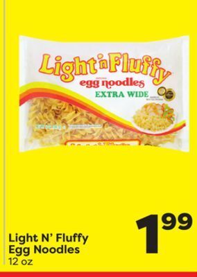 Weis Markets Light n' fluffy egg noodles offer