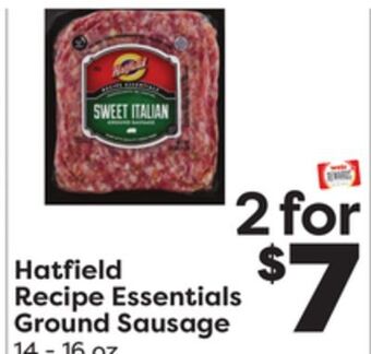 Weis Markets Hatfield recipe essentials ground sausage offer