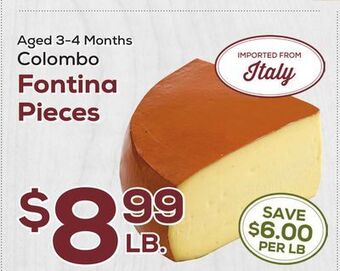 DeCicco & Sons Colombo fontina pieces offer