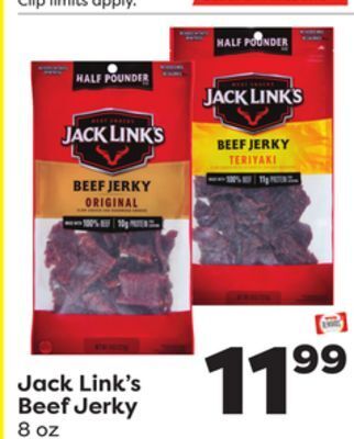 Weis Markets Jack link's beef jerky offer