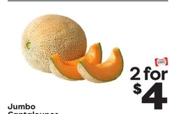 Weis Markets Jumbo cantaloupes offer