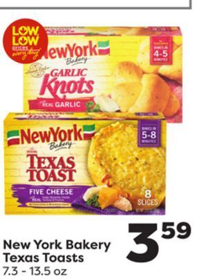 Weis Markets New york bakery texas toasts offer