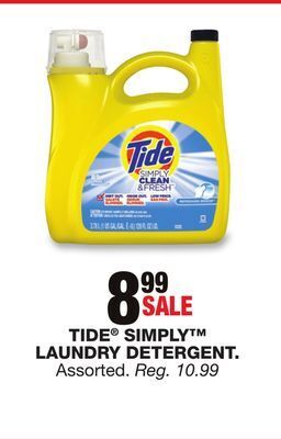 Blain's Farm & Fleet Tide simply laundry detergent offer