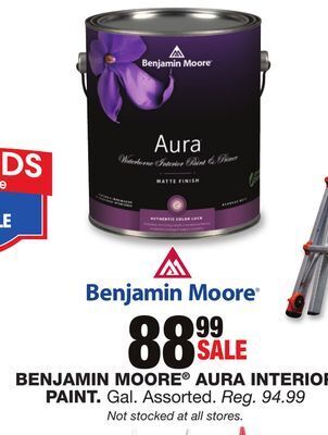 Blain's Farm & Fleet Benjamin moore aura interior paint offer