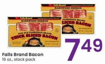 Albertsons Falls Brand Bacon 16 oz. offer