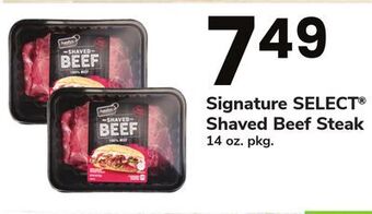 ACME Signature select shaved beef steak offer