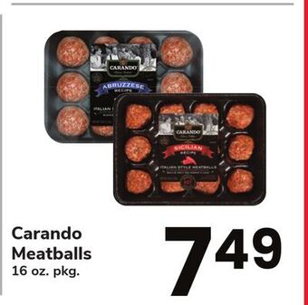 ACME Carando meatballs offer