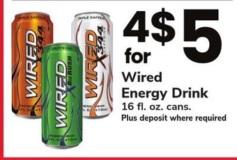 ACME Wired energy drink offer