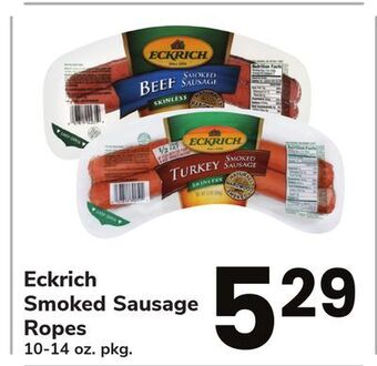 ACME Eckrich smoked sausage ropes offer