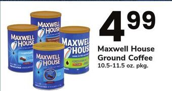ACME Maxwell house ground coffee offer