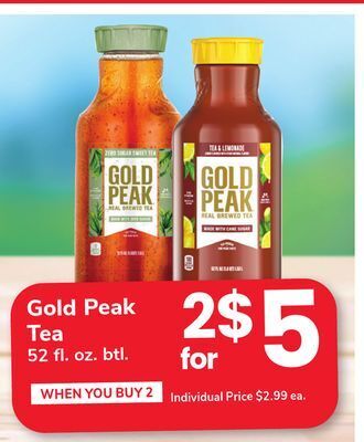 ACME Gold peak tea offer
