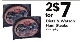 ACME Dietz & watson ham steaks offer