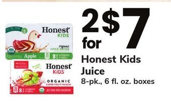 ACME Honest kids juice offer