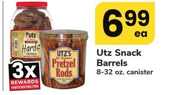 ACME Utz snack barrels offer