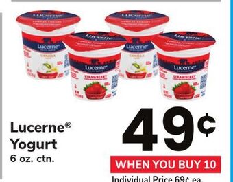 ACME Lucerne yogurt offer