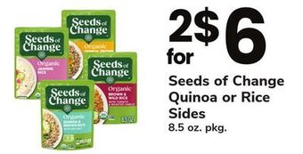 ACME Seeds of change quinoa or rice sides offer